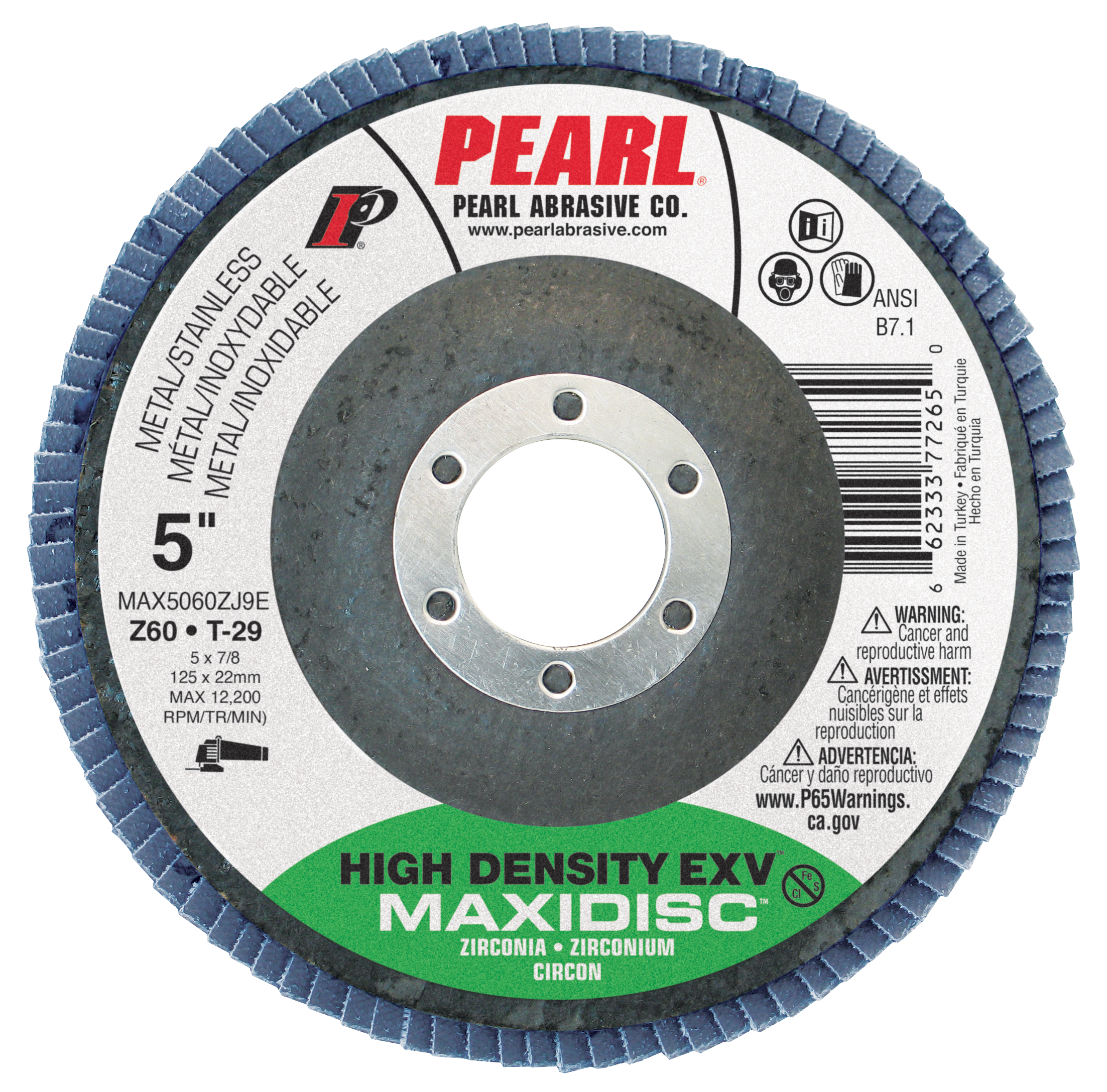 PEARL | Flap Disc | EXV MaxiDisc | Zirconia | HIGH DENSITY | Type 29