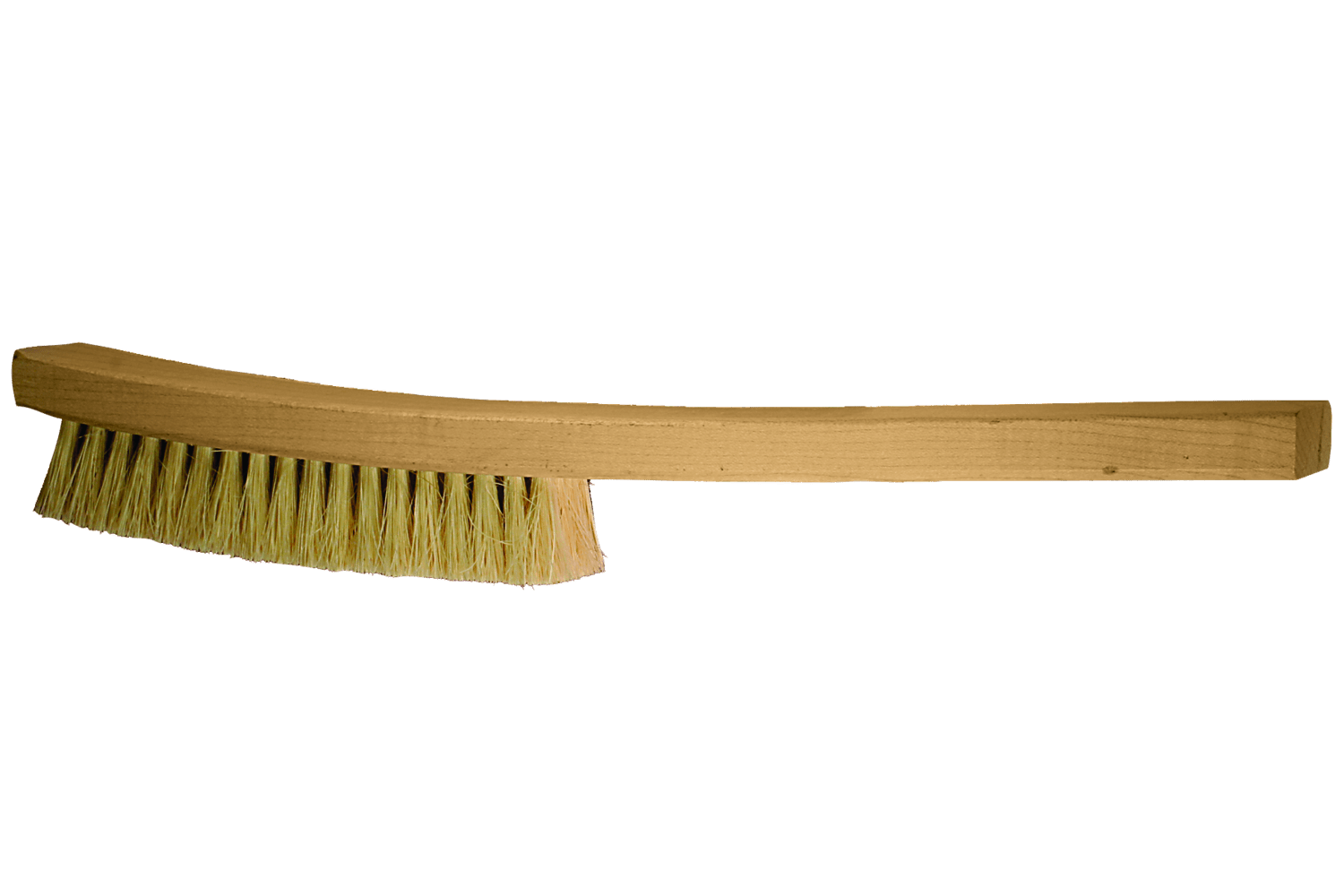 Curved Handle Platers Brush, Tampico
